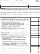 Form Ct-8801 - Credit For Prior Year Connecticut Minimum Tax For Individuals, Trusts, And Estates - 2014