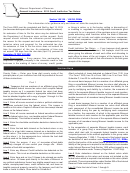 Form 2823 - General Instructions - Credit Institution Tax Return Missouri Department Of Revenue - 2013 Printable pdf