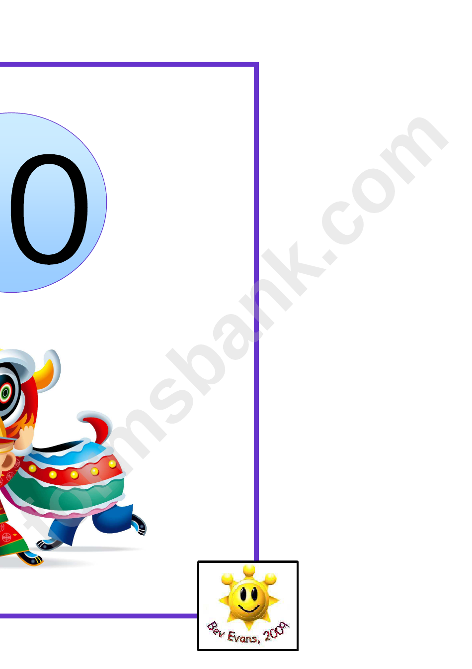 0-10 Numbers Classroom Banner Template