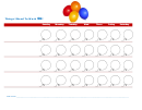 Things I Need To Work On - Behavior Chart Template - Balloons