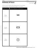 Patterns Of Force Magnets And Electromagnetism Activity Sheet