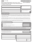 Form 511-bat - Oklahoma Business Activity Tax - 2012