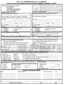 Application For Business Identification Number (license And Taxes) - City Of Robersdale