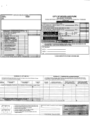 Sales And Use Tax Return - City Of Woodland Park
