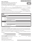 Form 572 - Transfer Agreement For Income Tax, Rural Electric Cooperatives Tax, Or Insurance Premium Tax Credit - Oklahoma Tax Commission