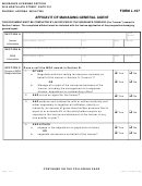 Form L-107 - Affidavit Of Managing General Agent