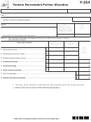Form Y-204 - Yonkers Nonresident Partner Allocation - 2011
