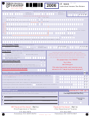 Form It 1040 - Individual Income Tax Return - 2006