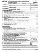Form Gr-1120 - City Of Grayling Income Tax - 2001