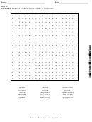 Level 8 Word Search Puzzle Template