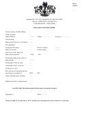 Visa Application Form - Embassy Of The Kindom Of Swaziland