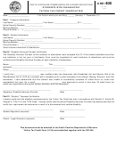 Form Che-400 - Students With Disabilities Tuition Tax Credit Verification - South Carolina Commission On Higher Education