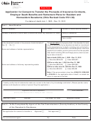 Form Et 13 - Application For Consent To Transfer The Proceeds Of Insurance Contracts, Employer Death Benefi Ts And Retirement Plans For Resident And Nonresident Decedents (ohio Revised Code 5731.39)
