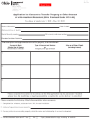 Form Et 12a - Application For Consent To Transfer Property Or Other Interest Of A Nonresident Decedent (ohio Revised Code 5731.40)/form Et 14a - Nonresident Tax Release