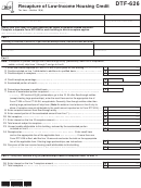 Form Dtf-626 - Recapture Of Low-income Housing Credit - 2012