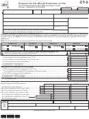 Form Ct-5 - Request For Six-month Extension To File - 2012