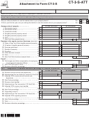 Form Ct-3-S-Att - Attachment To Form Ct-3-S - 2012 Printable pdf
