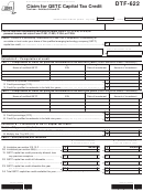Fillable Form Dtf-622 - Claim For Qetc Capital Tax Credit - 2012 Printable pdf