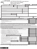 Form Ct-3-b - Tax-exempt Domestic International Sales Corporation (disc) Information Return - 2012