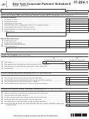 Fillable Form It-204.1 - New York Corporate Partners