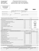 Sales And Use Tax Report Form - Plaquemines Parish Government