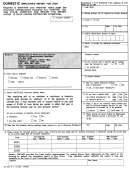 Form Uct-5332 - Domestic Employer's Report - 2009