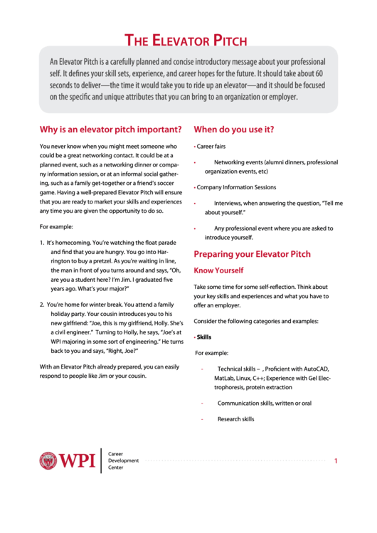 Top 20 Elevator Pitch Templates Free To Download In PDF Format