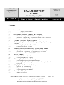 Ora Laboratory Manual - Fda Office Of Regulatory Affairs Printable pdf