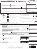 Form It-150-x - Amended Resident Income Tax Return (short Form) - New York State Department Of Taxation And Finance - 2009