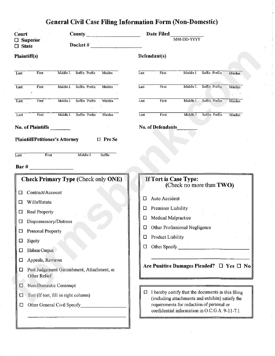 general-civil-case-filing-information-form-non-domestic-printable-pdf