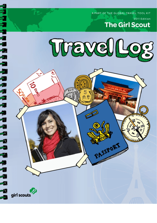 The Girl Scout Travel Log Template Printable pdf