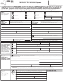 Fillable Form Dtf-95 - Business Tax Account Update - New York State Department Of Taxation And Finance Printable pdf