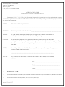 Form Application For Certificate Of Withdrawal - Wyoming Secretary Of State