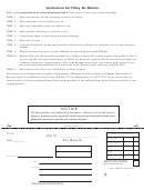 Form S&u C3 - Instructions For Filing Tax Returns Printable pdf