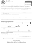 Form St 1-t - Application For Transient Vendor's License - Ohio Department Of Taxation