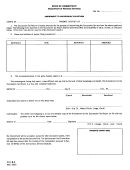 Form S-4 - Amendment To Succession Tax Return - Connecticut Department Of Revenue