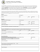 Form Sfn 59686 - Business Incentive Agreement - North Dakota Department Of Commerce
