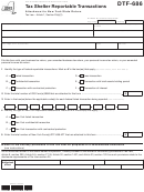 Form Dtf-686 - Tax Shelter Reportable Transactions - Attachment To New York State Return