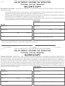 Form Rpd-41341 - Solar Energy Systems Tax Deduction - Purchase And Use Statement - State Of New Mexico Taxation And Revenue Department