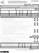 Form Ct-46-att - Credit For Rehabilitation Expenses For Retail Enterprises And Historic Barns - New York State Department Of Taxation And Finance - 2012