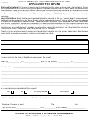 Form Rpd-41071 - Application For Refund - State Of New Mexico Taxation And Revenue Department