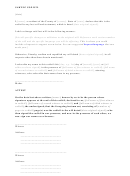 Sample Codicil Form Printable pdf