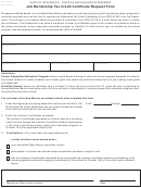 Form Rpd-41279 - Job Mentorship Tax Credit Certificate Request Form - State Of New Mexico Taxation And Revenue Department
