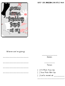 I'm So Going Shopping Invitation Template