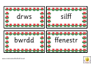 Welsh Language Worksheet