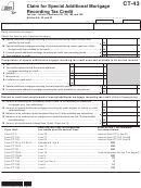 Form Ct-43 - Claim For Special Additional Mortgage Recording Tax Credit - New York State Department Of Taxation And Finance - 2012