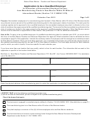 Form Rpd-41248-12 - Application To Be A Qualified Employer - State Of New Mexico Taxation And Revenue Department - 2012