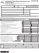 Form Ct-5.9-e - Request For Three-month Extension To File Form Ct-186-e - New York State Department Of Taxation And Finance - 2012