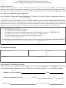 Form Rpd-41347 - Application For Designation As A Qualified Intermediary - State Of New Mexico Taxation And Revenue Department