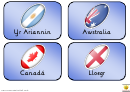 Rwc Teams 2011 In Welsh Vocabulary Cards Template